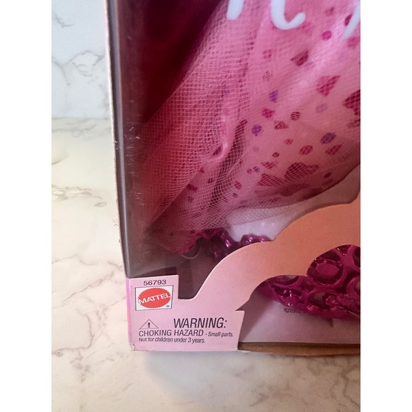 Barbie Happy Birthday Doll Pink Dress Sparkle Tiara Gift Mattel 56793 - Picture 4 of 9